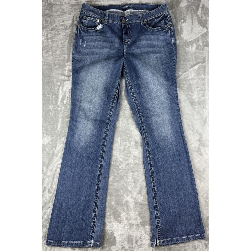 Maurices Women's Bootcut Stretch Jeans Size 18 Long Medium Wash